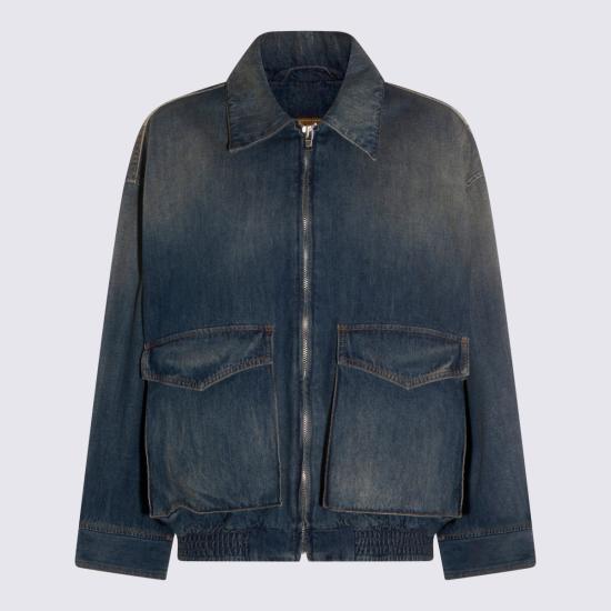 26SS MM6 메종마르지엘라 데님 자켓 S52AM0348 M30055961 BLUE - MM6 MAISON MARGIELA