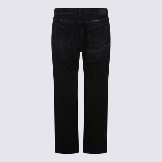 25FW 발렌시아가 데님 팬츠 851352 TTW671037 Black - BALENCIAGA
