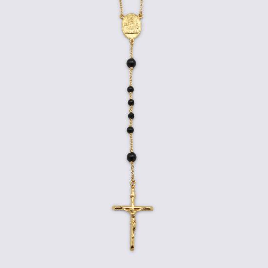 26SS 돌체앤가바나 네크리스 WNP7S2 W1111N0011 GOLD BLACK - DOLCE & GABBANA