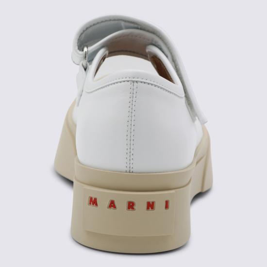26SS 마르니 스니커즈 SNZW003120 P722600W01 LILY WHITE - MARNI