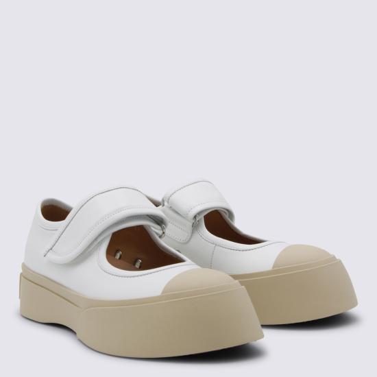 26SS 마르니 스니커즈 SNZW003120 P722600W01 LILY WHITE - MARNI