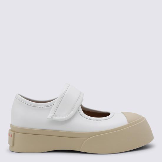 26SS 마르니 스니커즈 SNZW003120 P722600W01 LILY WHITE