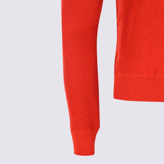 25FW 셀린느 울 크루넥 스웨터 RY0EK0925 27BR BRIGHT RED - CELINE