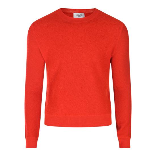 25FW 셀린느 울 크루넥 스웨터 RY0EK0925 27BR BRIGHT RED