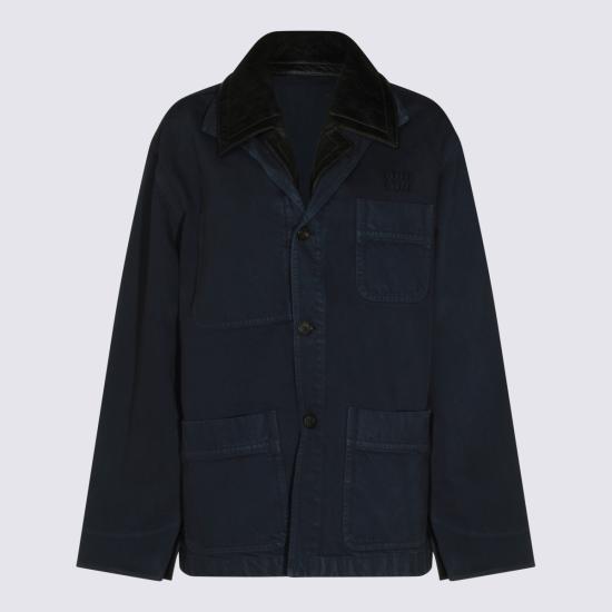 26SS 미우미우 자켓 MH2053SOOO 19R2F063H EMATITE - MIU MIU