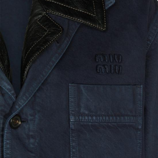 26SS 미우미우 자켓 MH2053SOOO 19R2F063H EMATITE - MIU MIU