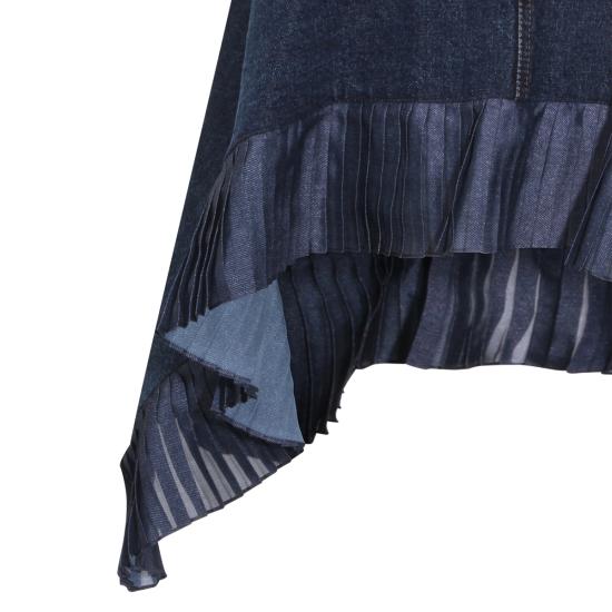 26SS 사카이 데님 스커트 2608315 401 Blue - SACAI