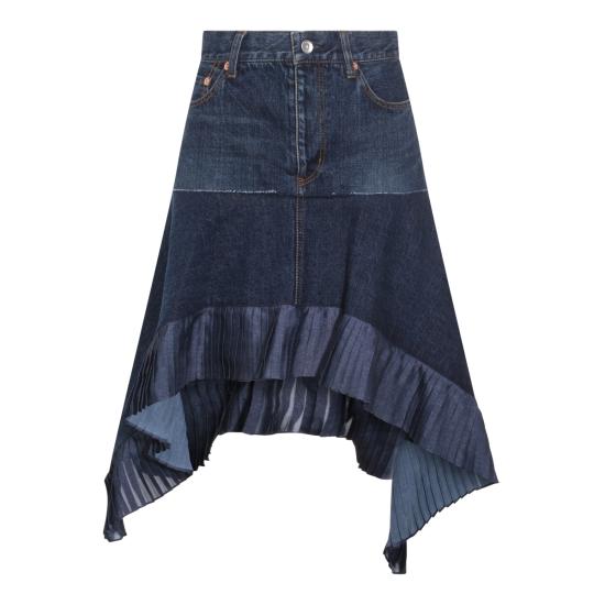 26SS 사카이 데님 스커트 2608315 401 Blue