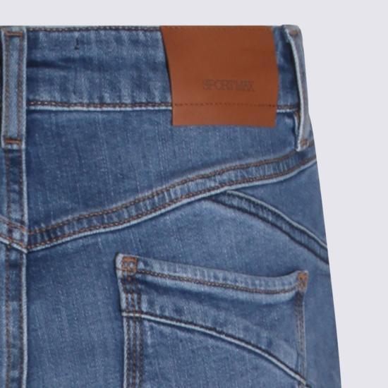 26SS 스포트막스 데님 팬츠 2612181265600 10584005 BLUE VINTAGE - SPORTMAX