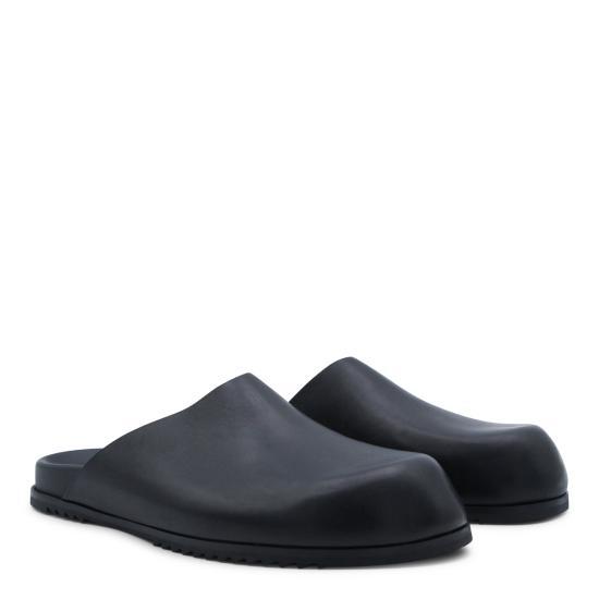 26SS 릭 오웬스 뮬/슬리퍼 RU01F2809 LGE09 BLACK - RICK OWENS