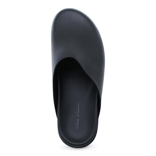 26SS 릭 오웬스 뮬/슬리퍼 RU01F2809 LGE09 BLACK - RICK OWENS