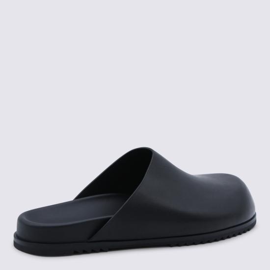 26SS 릭 오웬스 뮬/슬리퍼 RU01F2809 LGE09 BLACK - RICK OWENS