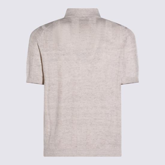 26SS 브루넬로 쿠치넬리 리넨 립 코튼 반소매 셔츠 M2L707805 CSN89 - BRUNELLO CUCINELLI