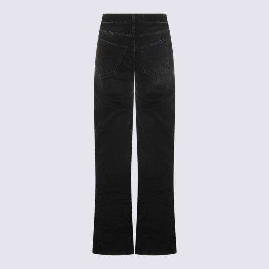 25FW 발렌시아가 와이드 레그 팬츠 852328 TTW671037 BLACK FADE OUT - BALENCIAGA