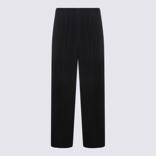 26SS 옴므 플리세 이세이 미야케 스트레이트 팬츠 HP66JF014 15 Black