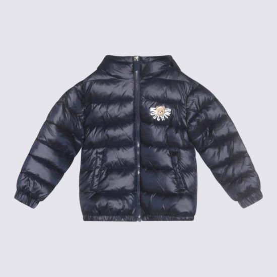 25FW [키즈] 모스키노 패딩 HUS05F L3A3240016 Blu navy