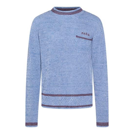 26SS 마르니 스웨터 GCMG0483Q0 UFC601MLB43 LIGHT BLUE
