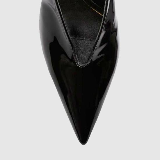25FW 구찌 97 힐 펌프스 851419 BNC001000 Black - GUCCI