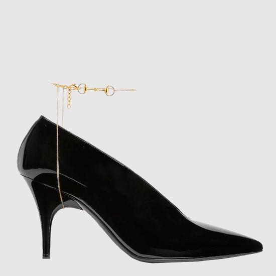 25FW 구찌 97 힐 펌프스 851419 BNC001000 Black - GUCCI