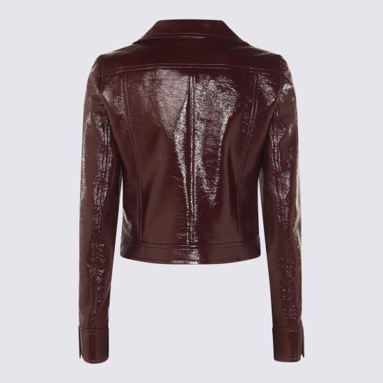 26SS 쿠레쥬 가죽 자켓 PERCBL005 VY00144010 BURGUNDY - COURREGES