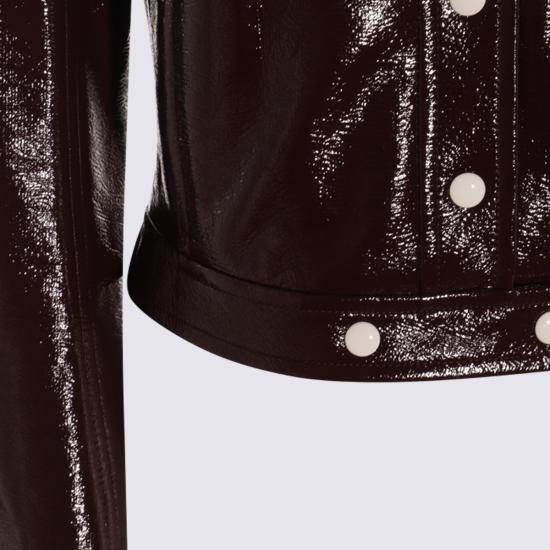 26SS 쿠레쥬 가죽 자켓 PERCBL005 VY00144010 BURGUNDY - COURREGES