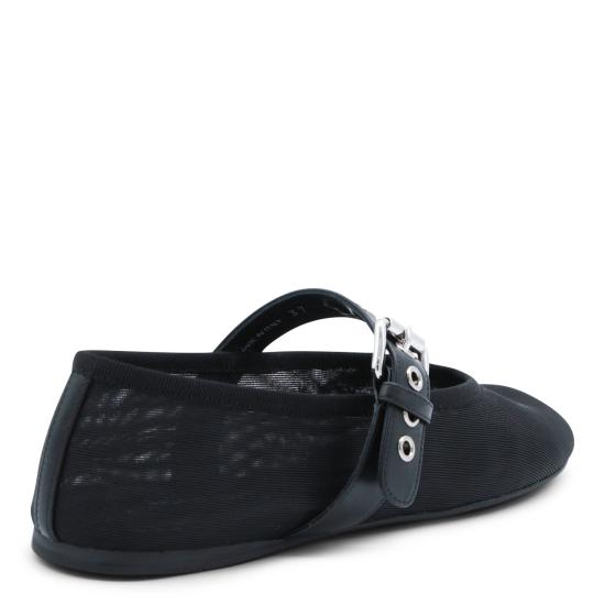 26SS 미우미우 플랫 슈즈 5F373EF005 099F0002 NERO - MIU MIU