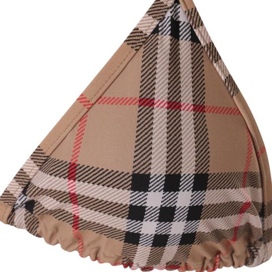 26SS 버버리 빈티지 체크 스트레치 나일론 트라이앵클 비키니 8009008 A5145 ARCHIVE BEIGE - BURBERRY