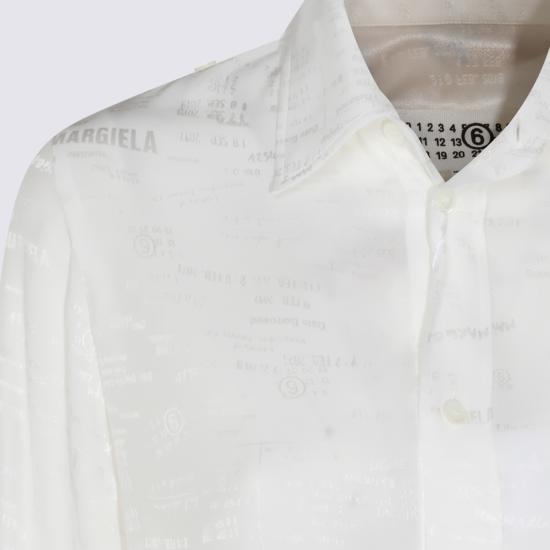 26SS MM6 메종마르지엘라 자카드 컨버터블 셔츠 S52DT0044 M35737003J Antracite - MM6 MAISON MARGIELA