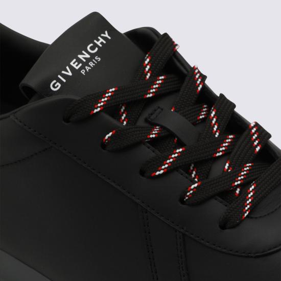 26SS 지방시 글라이드 레더 스니커즈 BH00B4 H1X1001 Black - GIVENCHY