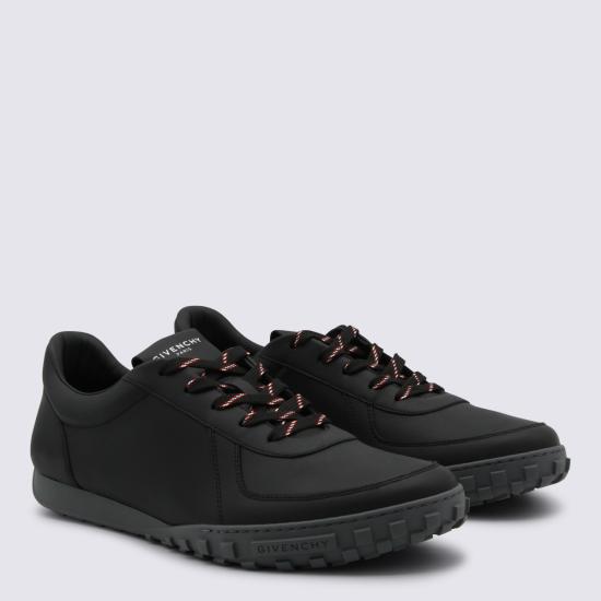 26SS 지방시 글라이드 레더 스니커즈 BH00B4 H1X1001 Black - GIVENCHY