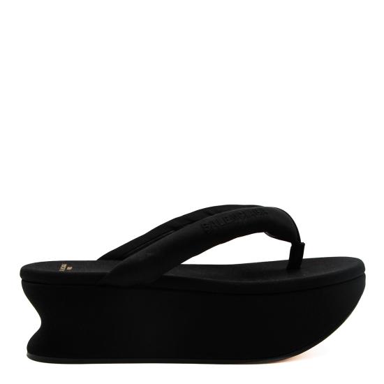 26SS 발렌시아가 가에타 통 슬라이드 869909 W0WM01000 BLACK