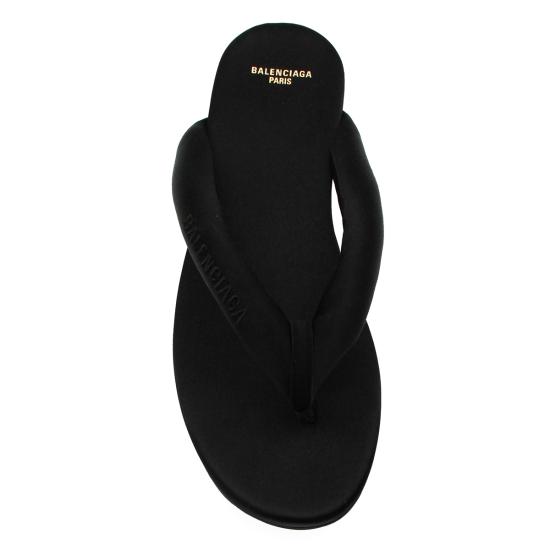 26SS 발렌시아가 가에타 통 슬라이드 869909 W0WM01000 BLACK - BALENCIAGA