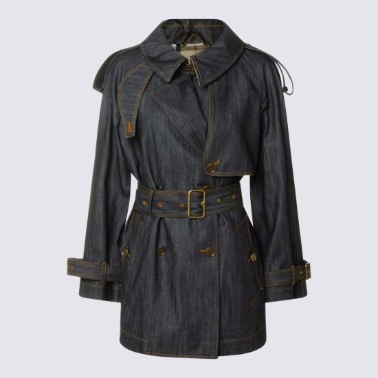 26SS 버버리 트렌치 코트 8126364 A1185 DARK INDIGO - BURBERRY