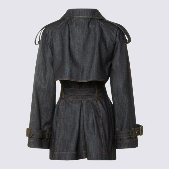 26SS 버버리 트렌치 코트 8126364 A1185 DARK INDIGO - BURBERRY
