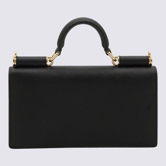 26FW 돌체앤가바나 Dauphine-print calfskin 미니백 BI3280 A100180999 Nero - DOLCE & GABBANA