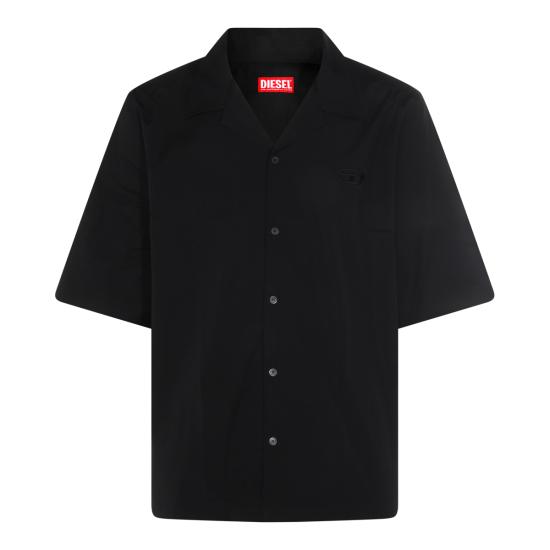 26SS 디젤 반팔 셔츠 A20473 0GSBH9XX BLACK