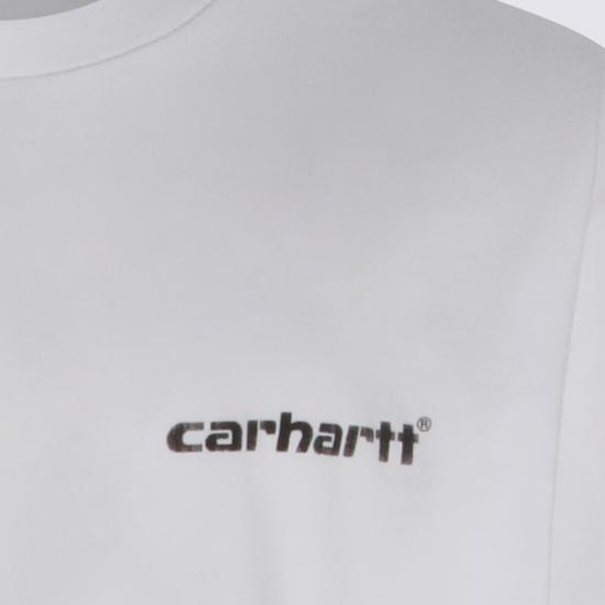 26SS 칼하트 WIP 숏슬리브 캡스 티셔츠 I036012 02XX White - CARHARTT WIP