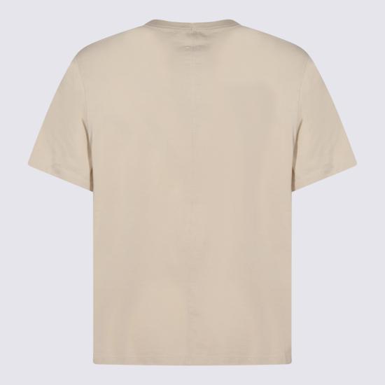 26SS 릭 오웬스 반팔 티셔츠 RU01F2232 JA138 SAND - RICK OWENS