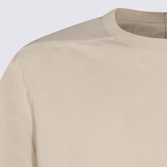 26SS 릭 오웬스 반팔 티셔츠 RU01F2232 JA138 SAND - RICK OWENS