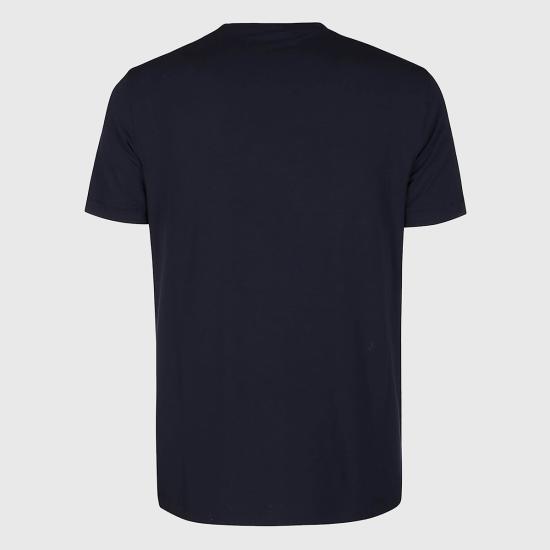 26SS 조르지오 아르마니 반팔 티셔츠 6GST56 SJP4ZUBSG Dark blue - GIORGIO ARMANI