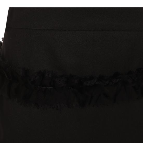 25FW 알렉산더 맥퀸 미디 스커트 839515 QJAAC1000 BLACK - ALEXANDER MCQUEEN