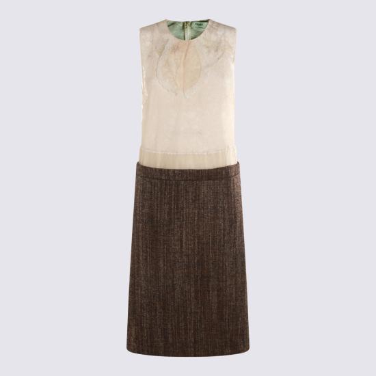 25FW 펜디 미디 원피스 FDD425 AVJAF1M2A RUST - FENDI