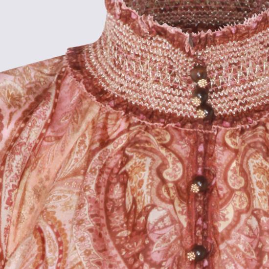 26SS 짐머만 블라우스 5655TRS262 TBML TAPESTRY BURGUNDY MULTI - ZIMMERMANN