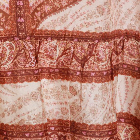 26SS 짐머만 블라우스 5655TRS262 TBML TAPESTRY BURGUNDY MULTI - ZIMMERMANN