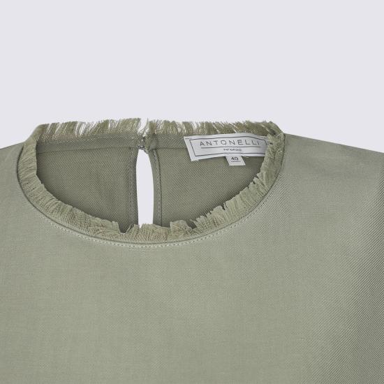 26SS 안토넬리 피렌체 민소매 티셔츠 Q5934 935319 Green - ANTONELLI FIRENZE