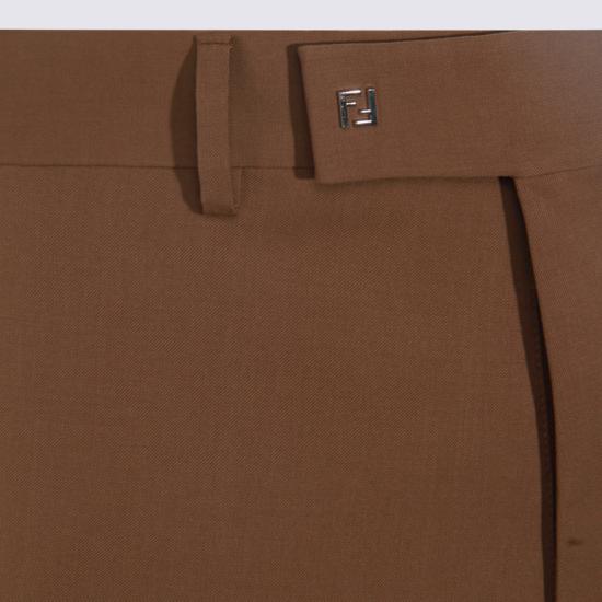 25FW 펜디 울 팬츠 FB1089 AU60F0QE1 CAMEL - FENDI