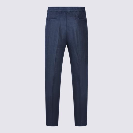 26SS 브루넬로 쿠치넬리 스트레이트 팬츠 M243DE1710 C6053 NAVY - BRUNELLO CUCINELLI
