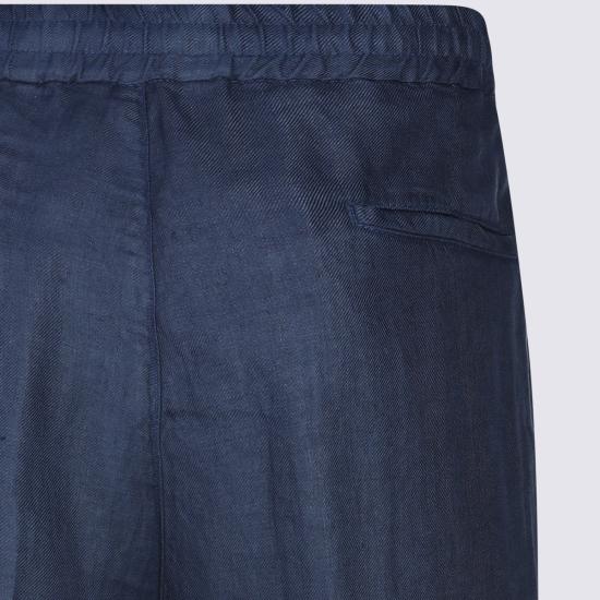 26SS 브루넬로 쿠치넬리 스트레이트 팬츠 M243DE1710 C6053 NAVY - BRUNELLO CUCINELLI
