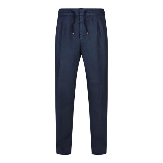 26SS 브루넬로 쿠치넬리 스트레이트 팬츠 M243DE1710 C6053 NAVY
