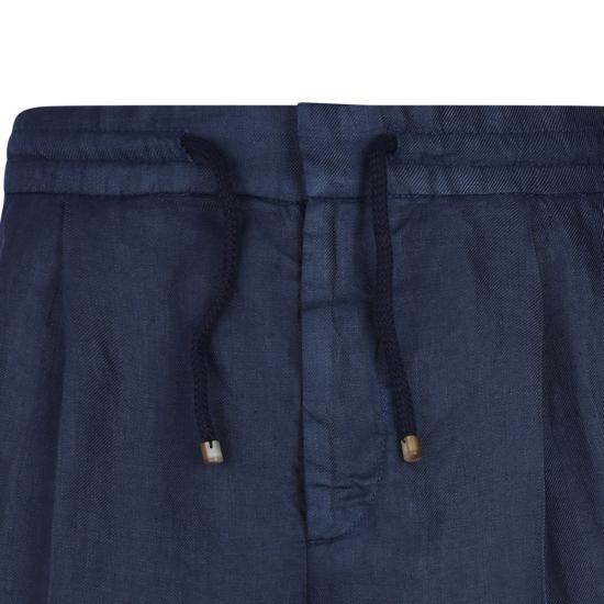 26SS 브루넬로 쿠치넬리 스트레이트 팬츠 M243DE1710 C6053 NAVY - BRUNELLO CUCINELLI